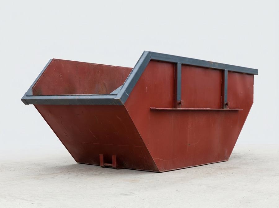 Åpen avfallscontainer for utleie i Trondheim